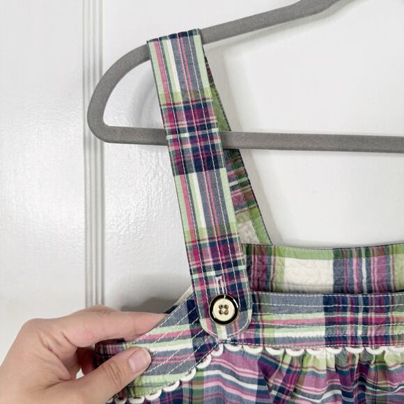 Juicy Couture Y2K McBling Colorful Jumper Mini Dress Plaid Pastel 4 Oughts Rave - Picture 6 of 15